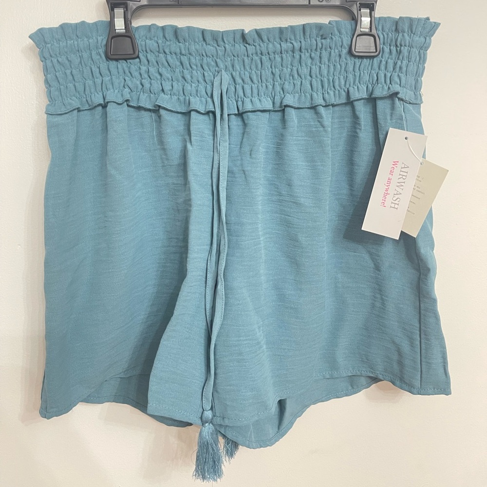 Blue Maui Flowy Shorts